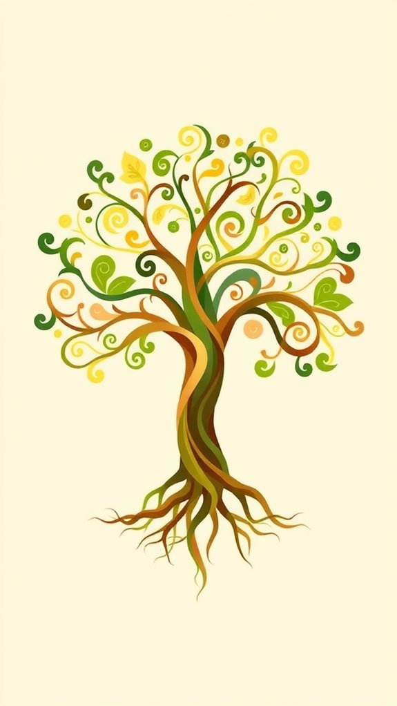 abstract tree life illustration