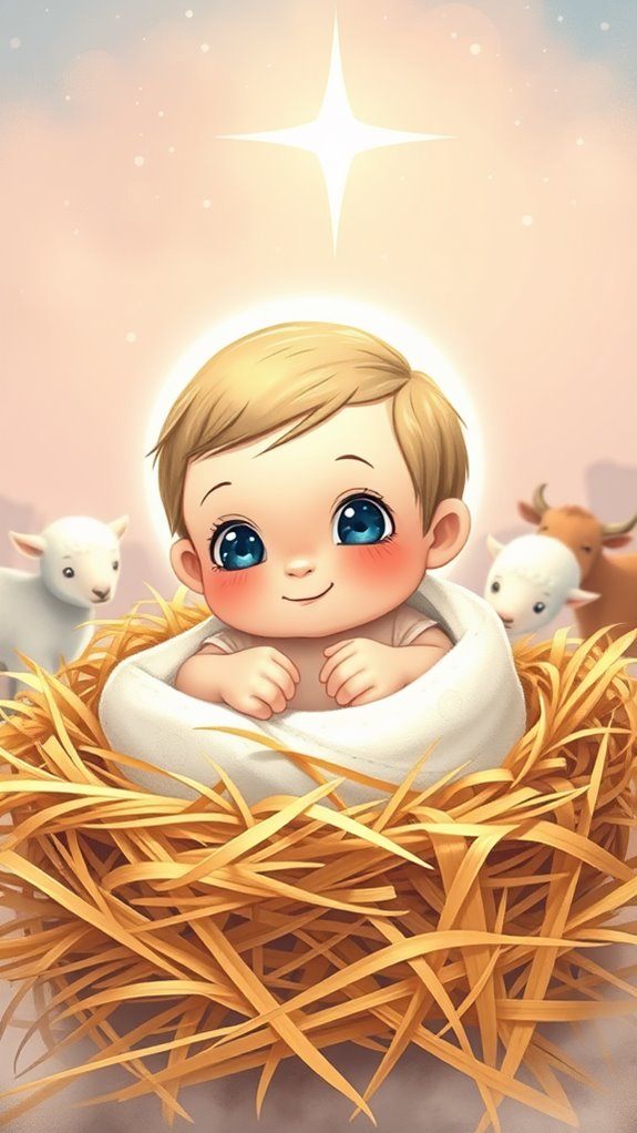 adorable depiction of jesus