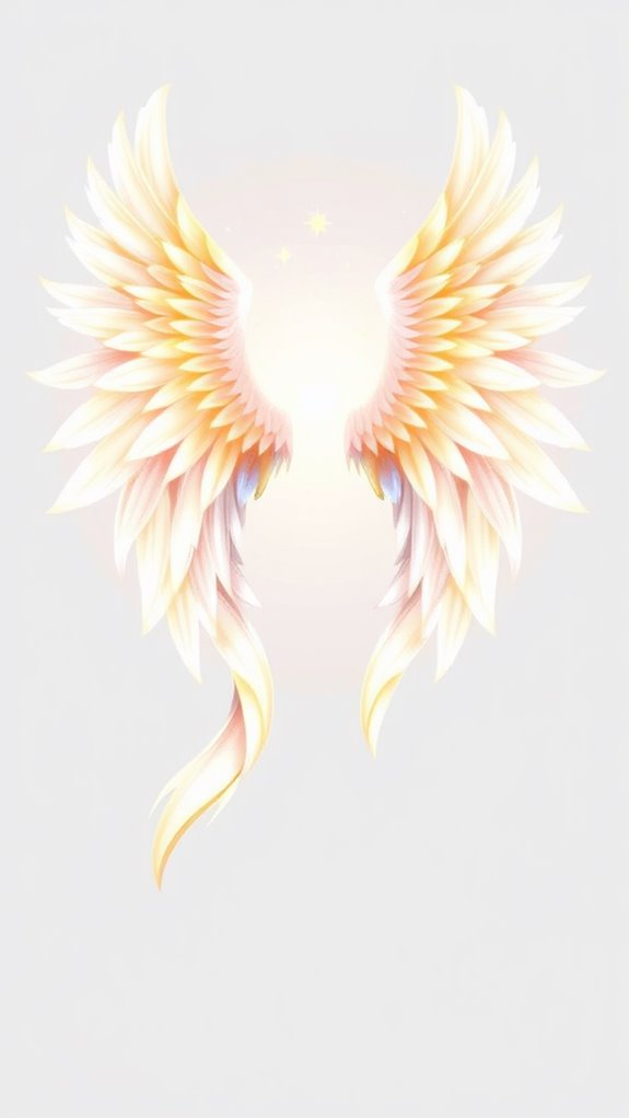 angel wings graphic design