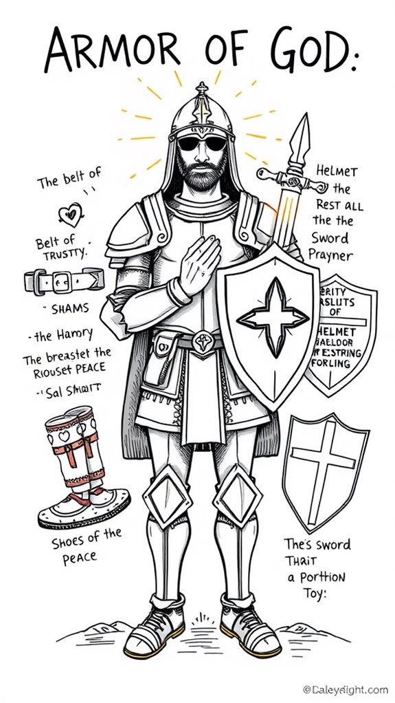 armor of god doodle