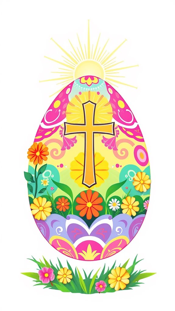 colorful egg illustrations collection