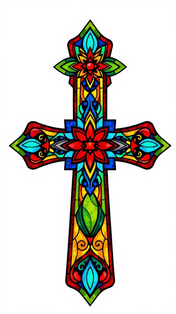 colorful religious artwork design