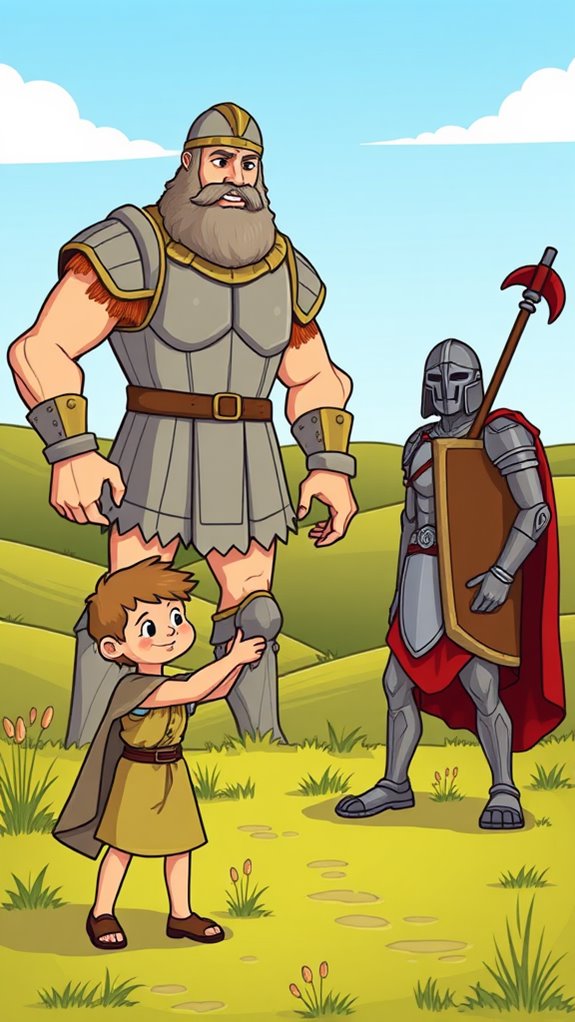 david versus goliath illustration