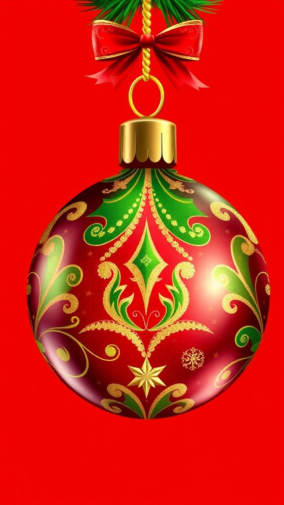 decorative holiday ball images