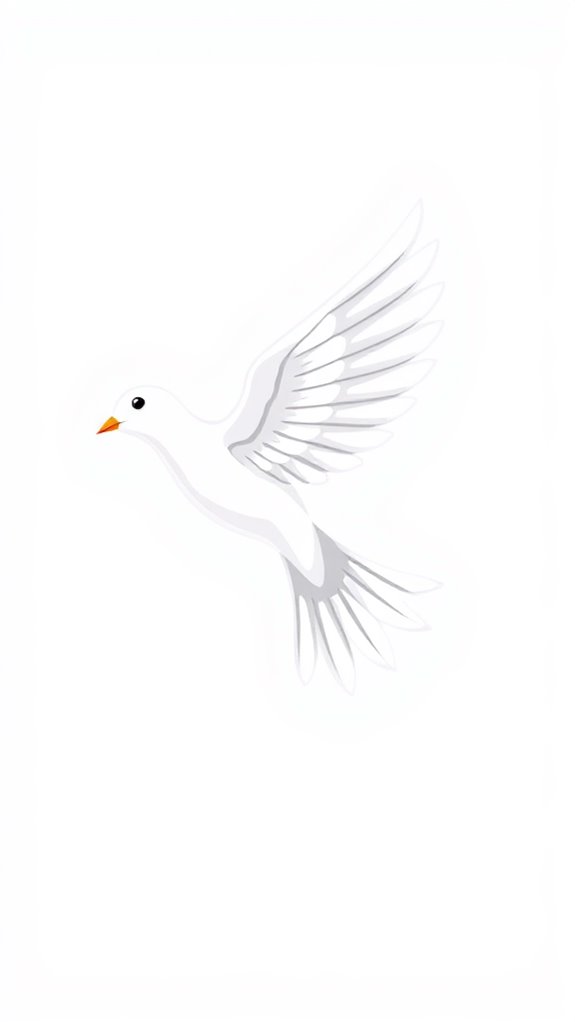 dove illustration for graphics
