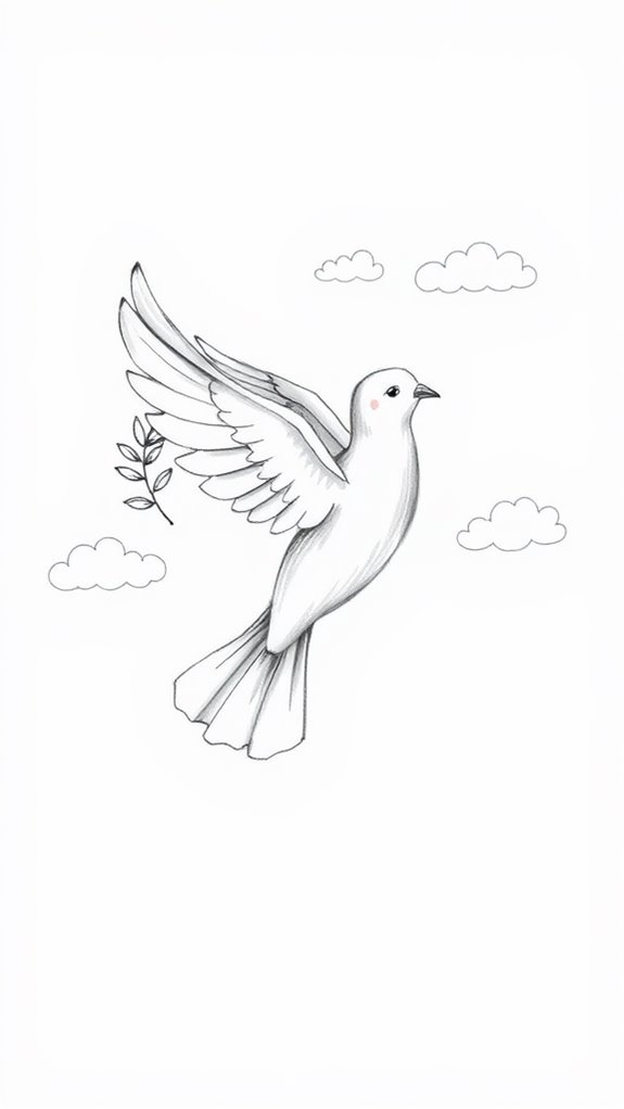 dove representing baptism symbolism