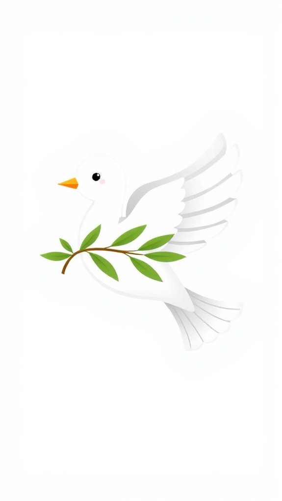 dove symbolizing peace imagery