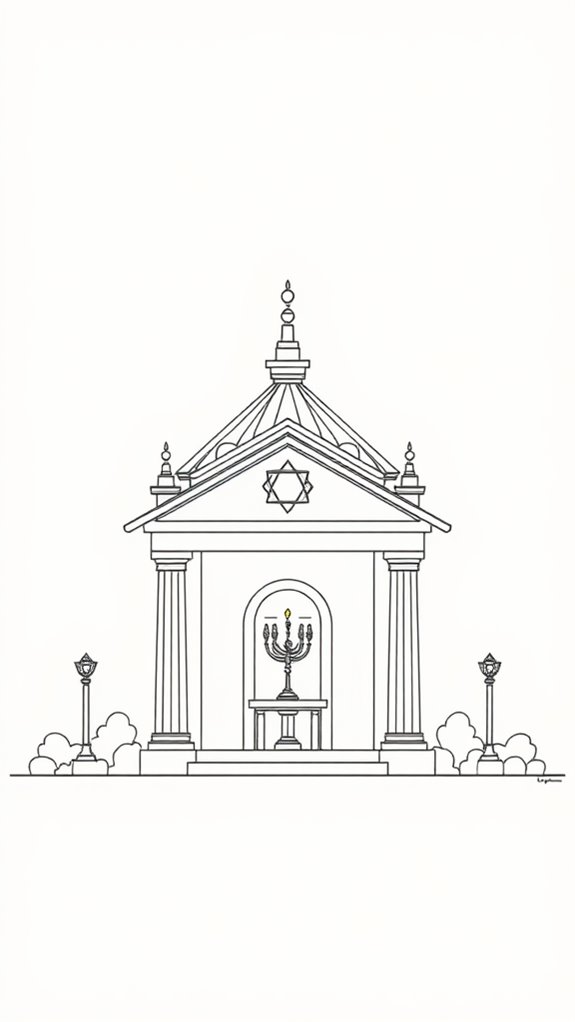 elegant single line illustration