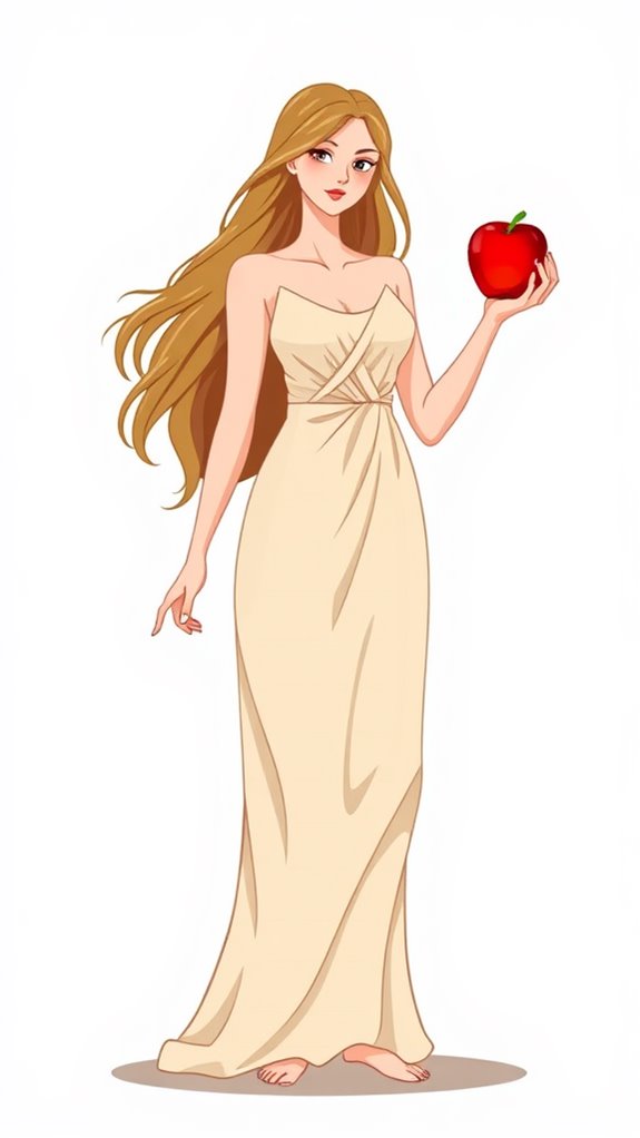 eve with apple clipart
