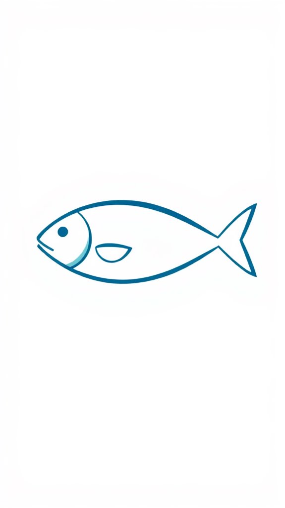 fish symbol graphic design
