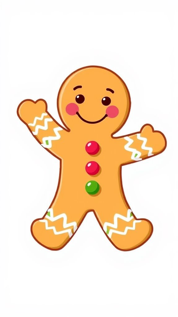 gingerbread man illustration collection