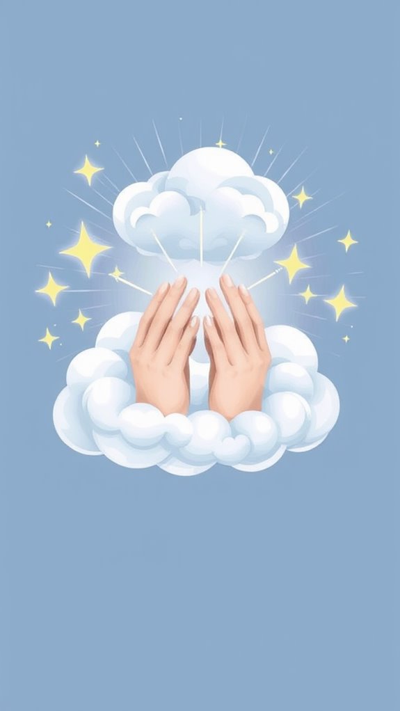 heavenly cloud prayer imagery