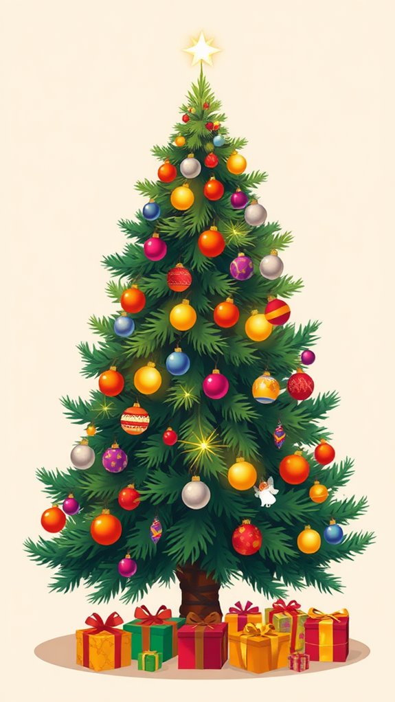 holiday decoration graphic design