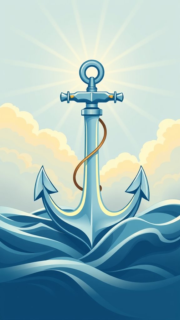 hope anchor illustration design