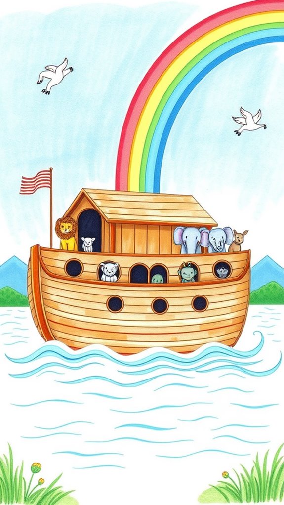 illustration of noah s ark