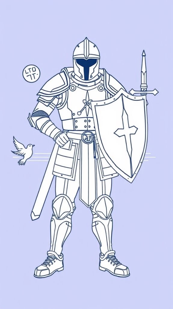 illustration of spiritual armor