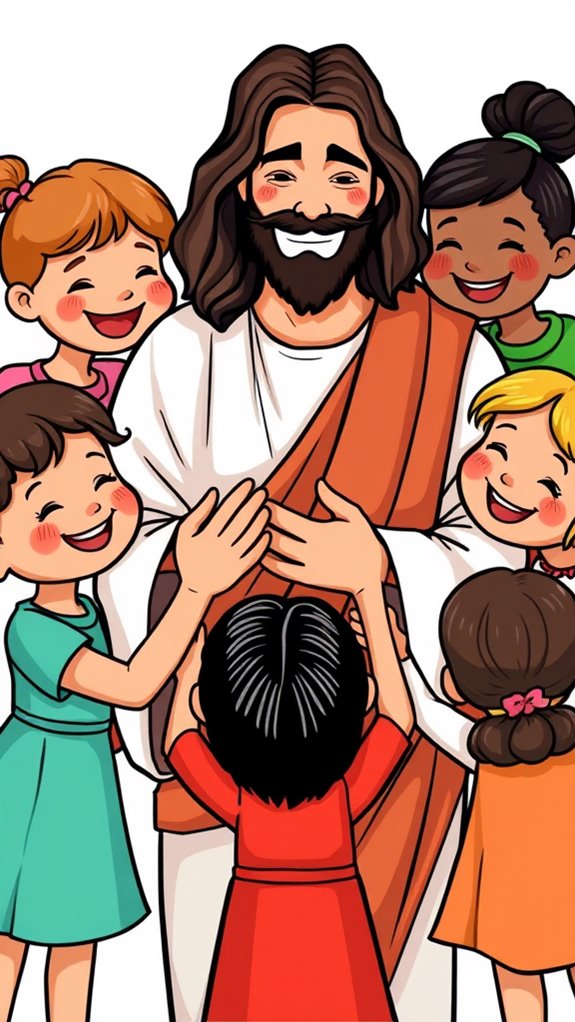 jesus and children together