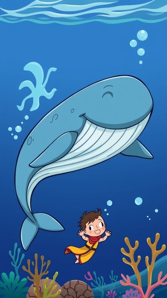 jonah praying with illustration