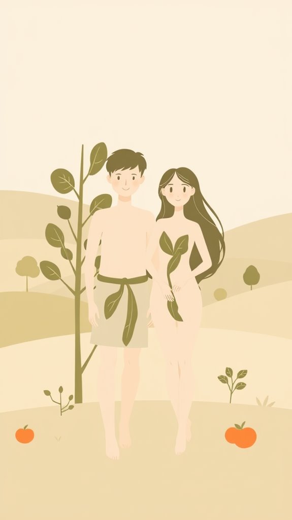 minimalist adam and eve