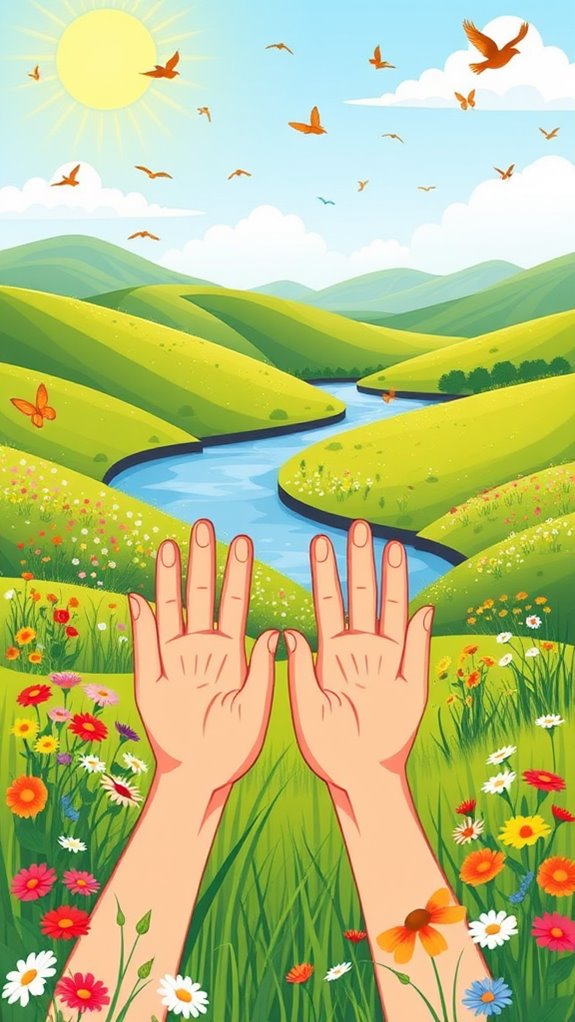 nature inspired gratitude illustrations