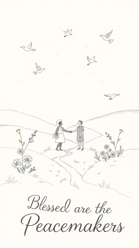 peaceful hearts bring harmony