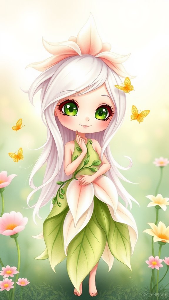 playful easter lily design