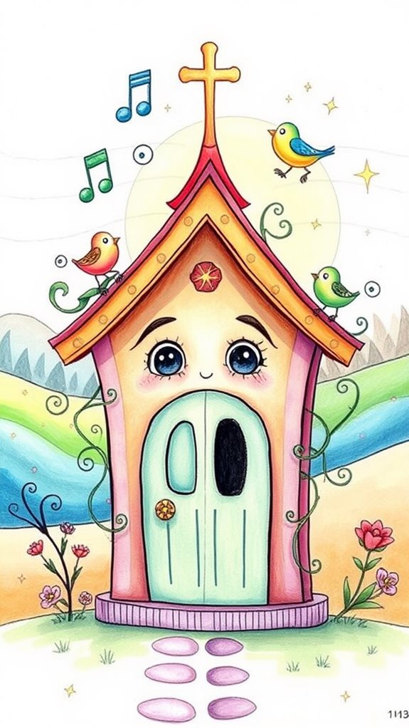 playful sacred structure design