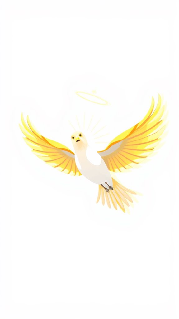 resurrection bird illustration clipart