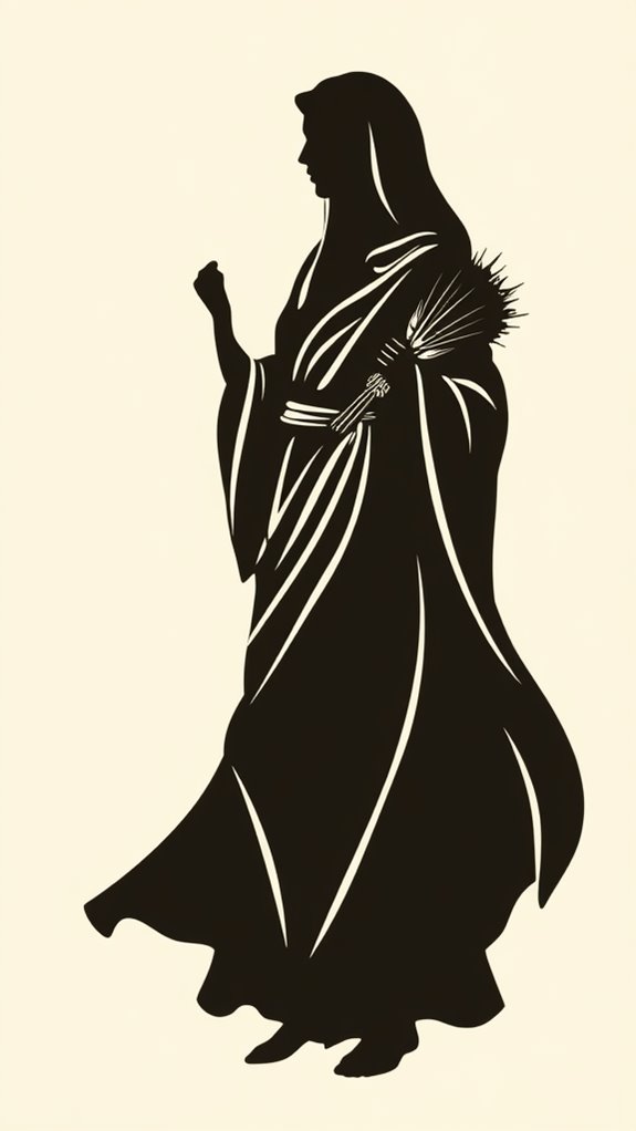 ruth silhouette clipart design