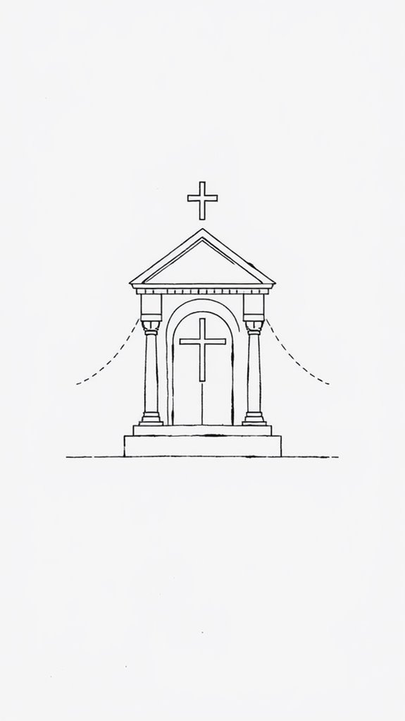 simple tabernacle poster design