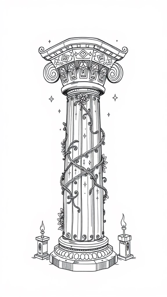 solomon s temple doodle drawing