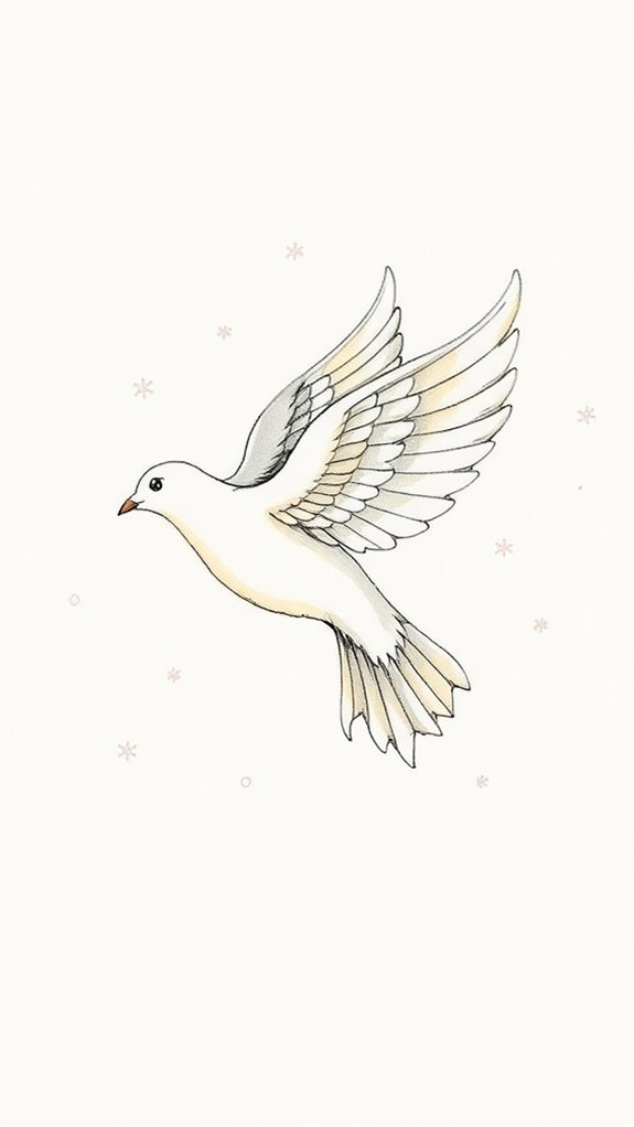 symbol of tranquility illustrated
