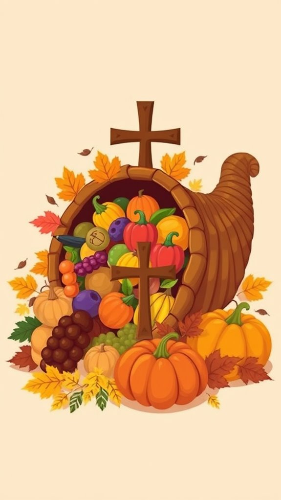 thanksgiving themed gratitude illustrations