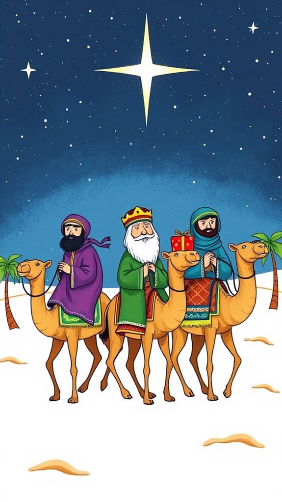 three wise men doodle