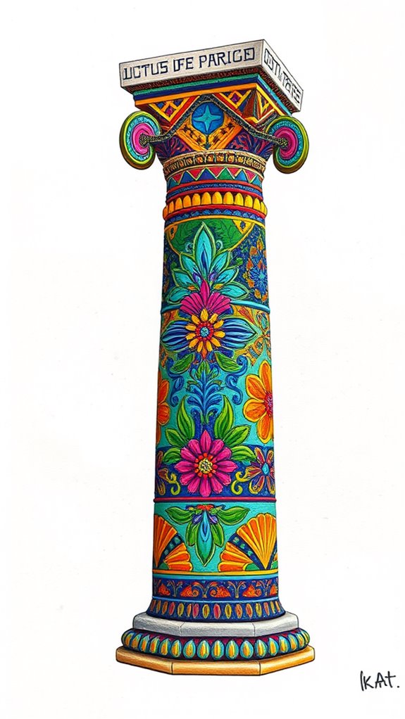 vibrant solomon s temple artwork