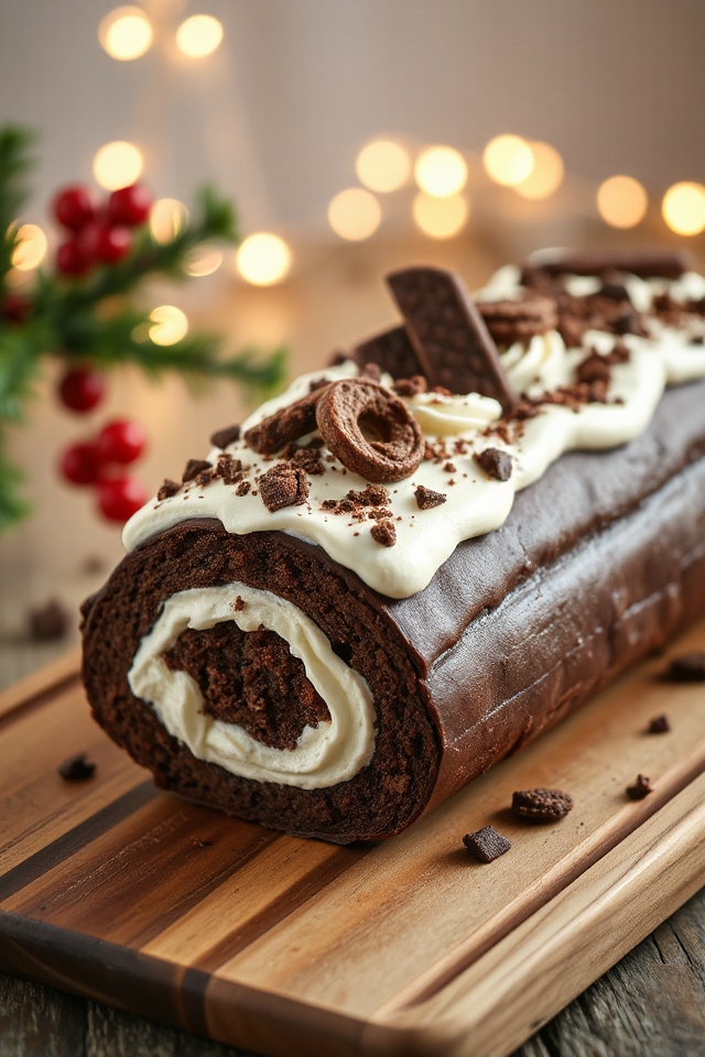 chocolate yule log recipe