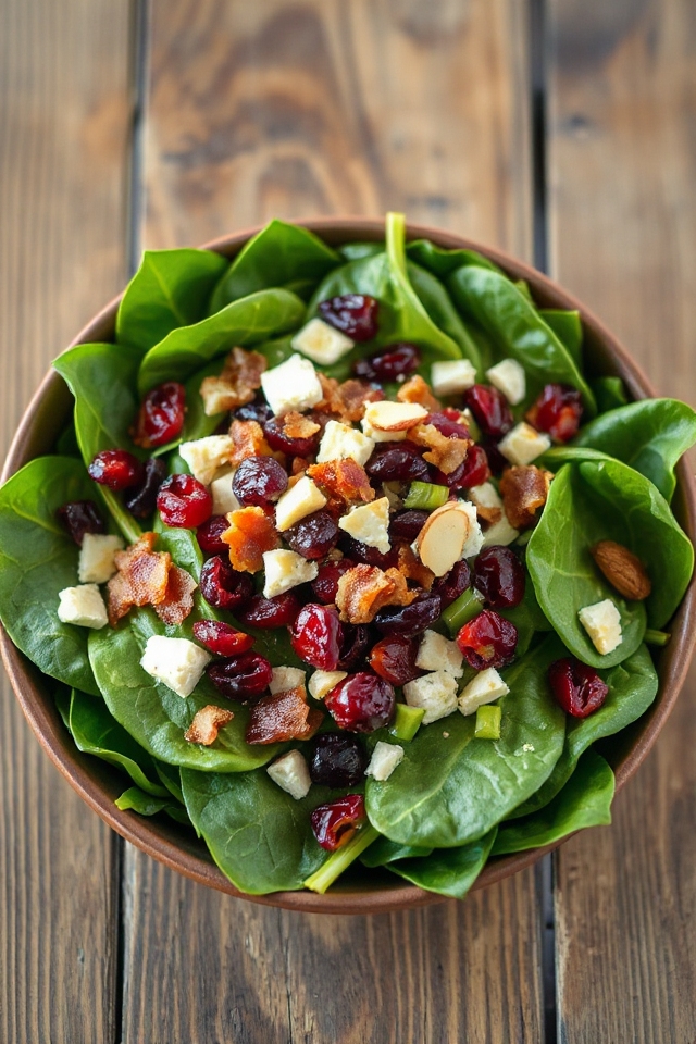 cranberry infused festive salad