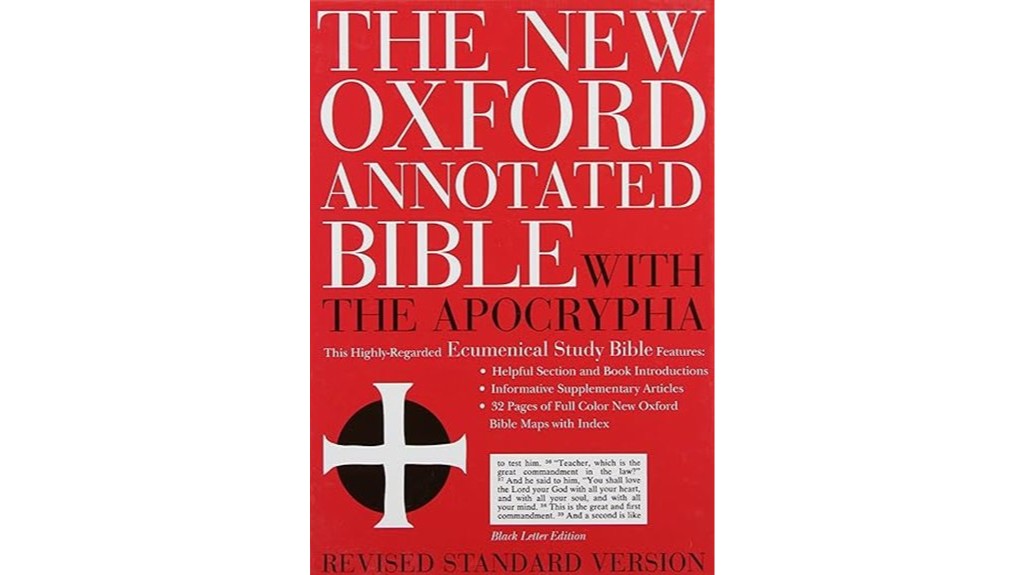 annotated bible with apocrypha
