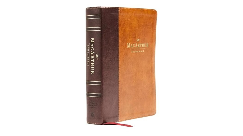 brown leather nasb bible
