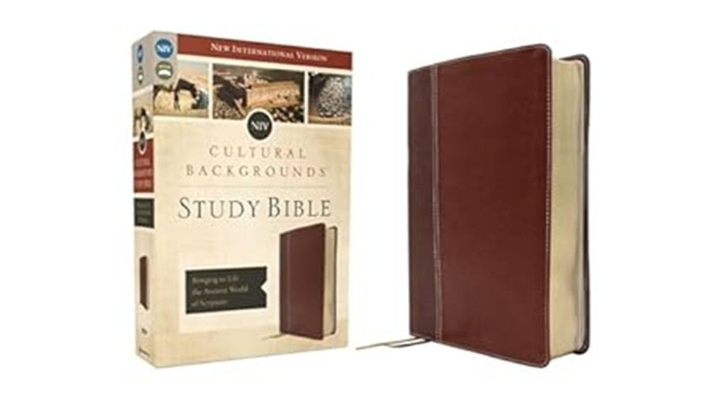 niv study bible brown